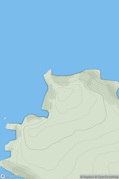 Thumbnail image for Pen y Fan [South-West Wales] showing contour plot for surrounding peak